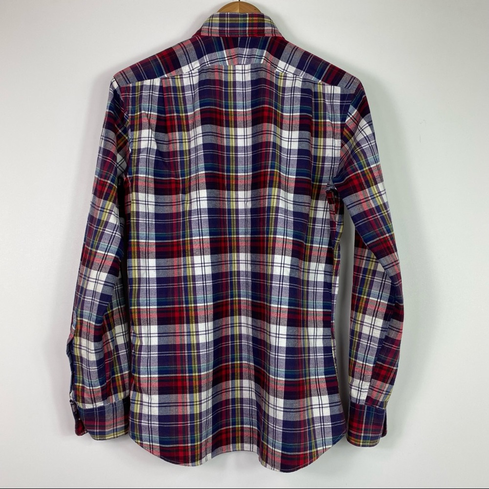 Button down shirt causal plaid small - Picture 2 of 9